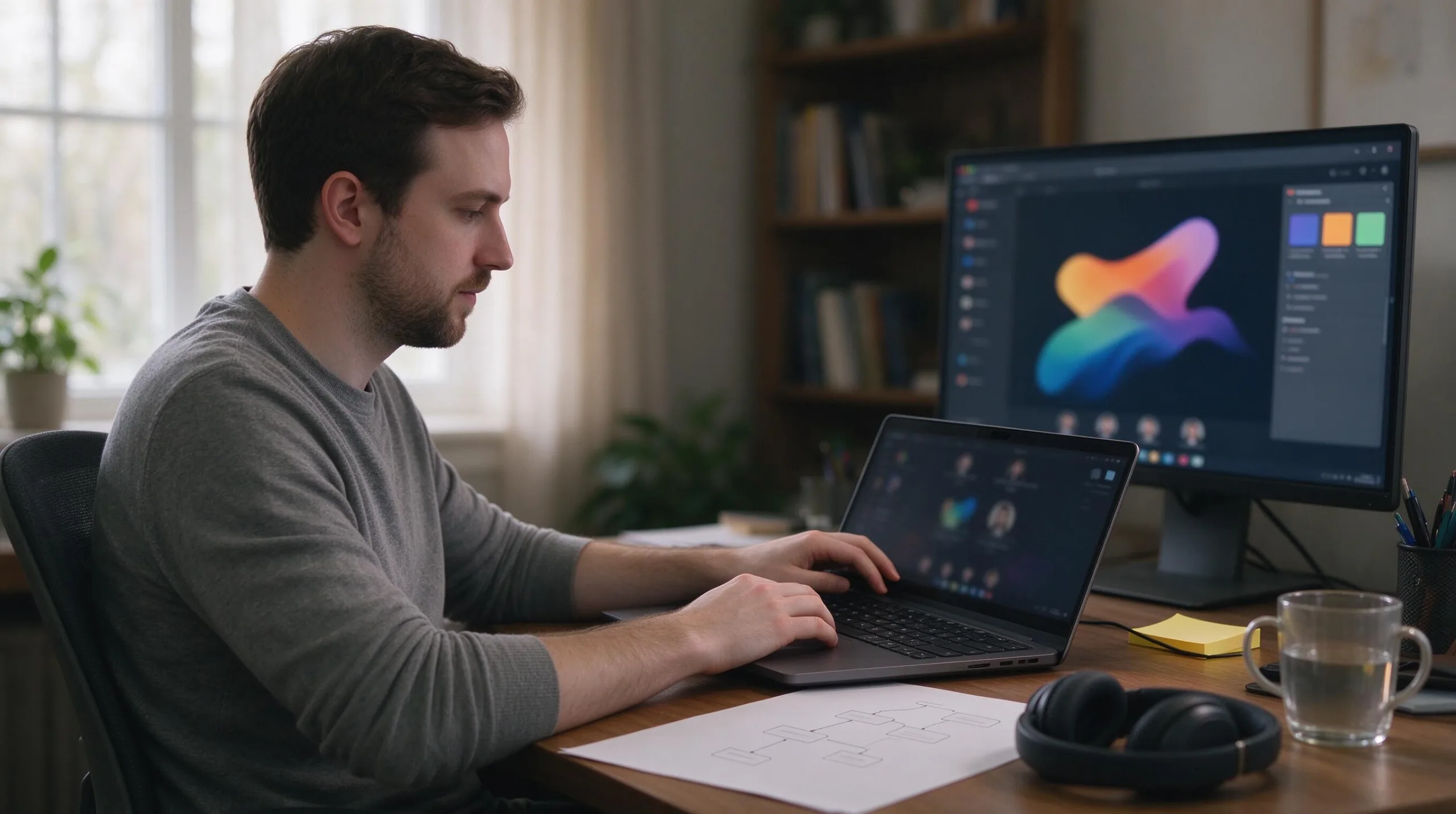 How to Build a Dual-Monitor MacBook Desk Setup
