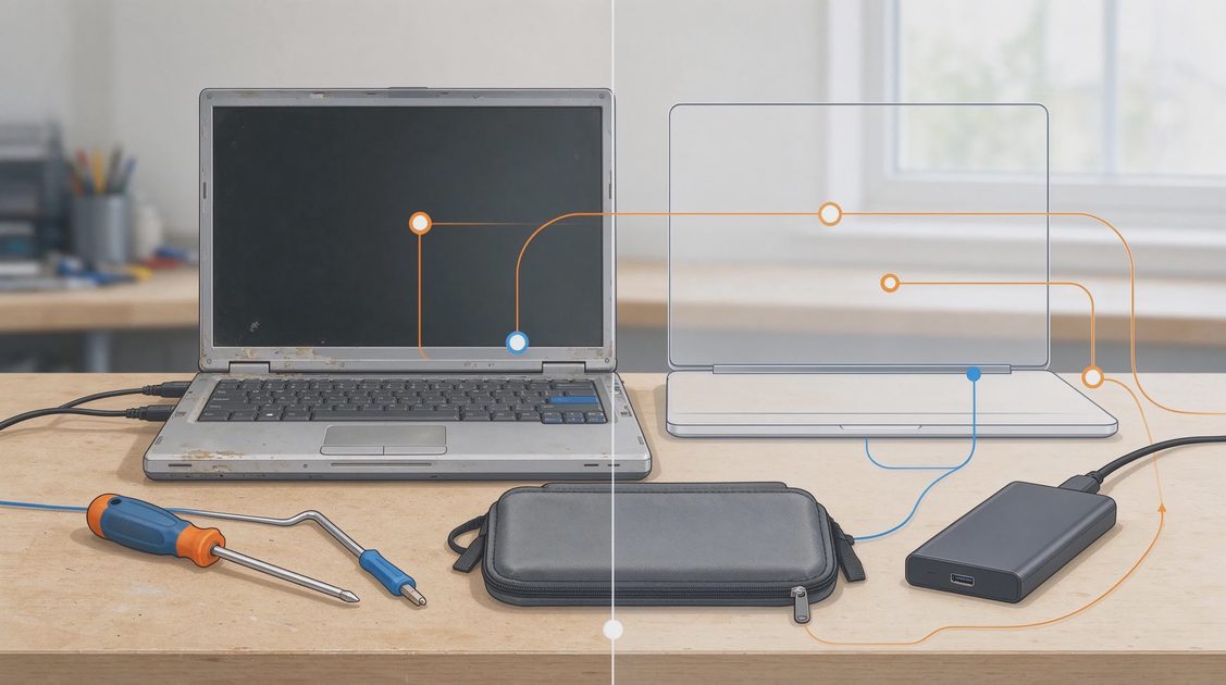 When an External SSD Is the Smarter Move A fast USB-C or Thunderbolt external SSD handles project archives, photo libraries, video footage, and Time Machine backups extremely well